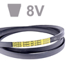 V-belt Super HC® wrapped narrow section 8V